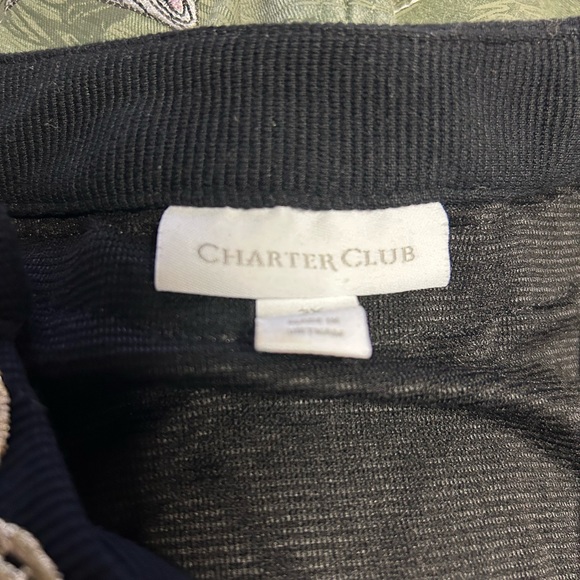 Charter Club Black and gold tunic top. - Picture 3 of 3